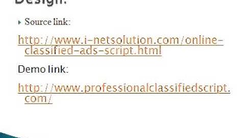 Classified Script, PHP Classified Script, Ready Made Classified Script