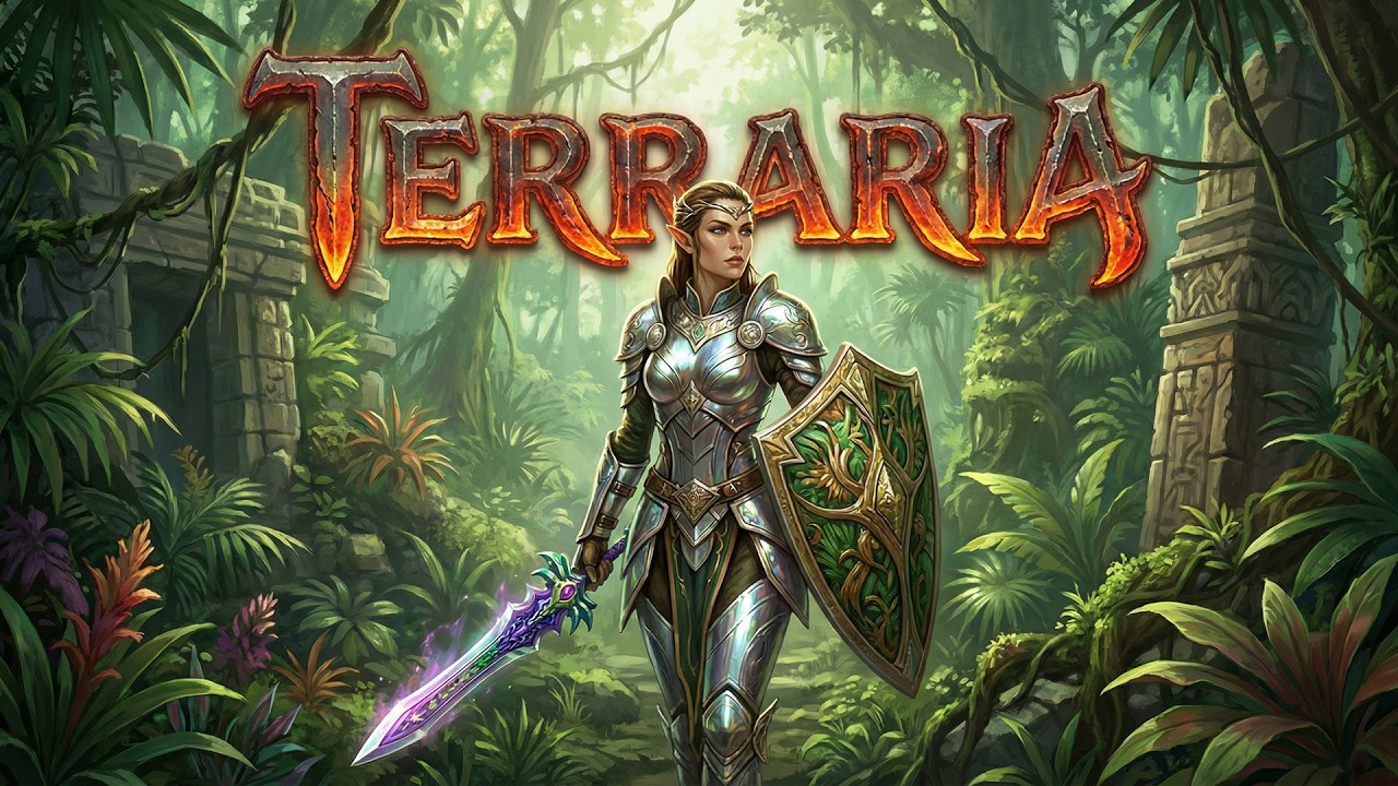 Террария 1.4.5 - Неспешное прохождение - Хардмод (Мастер) [2026/03/02]