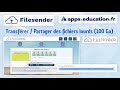 Tutoriel filesender appseducationfr  transfrer  rcuprer de gros fichiers jusqu 100 go