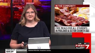 MISD and ECISD to continue free meals for students this school year