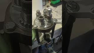 9mm decapping, resizing and flaring the case mouth.