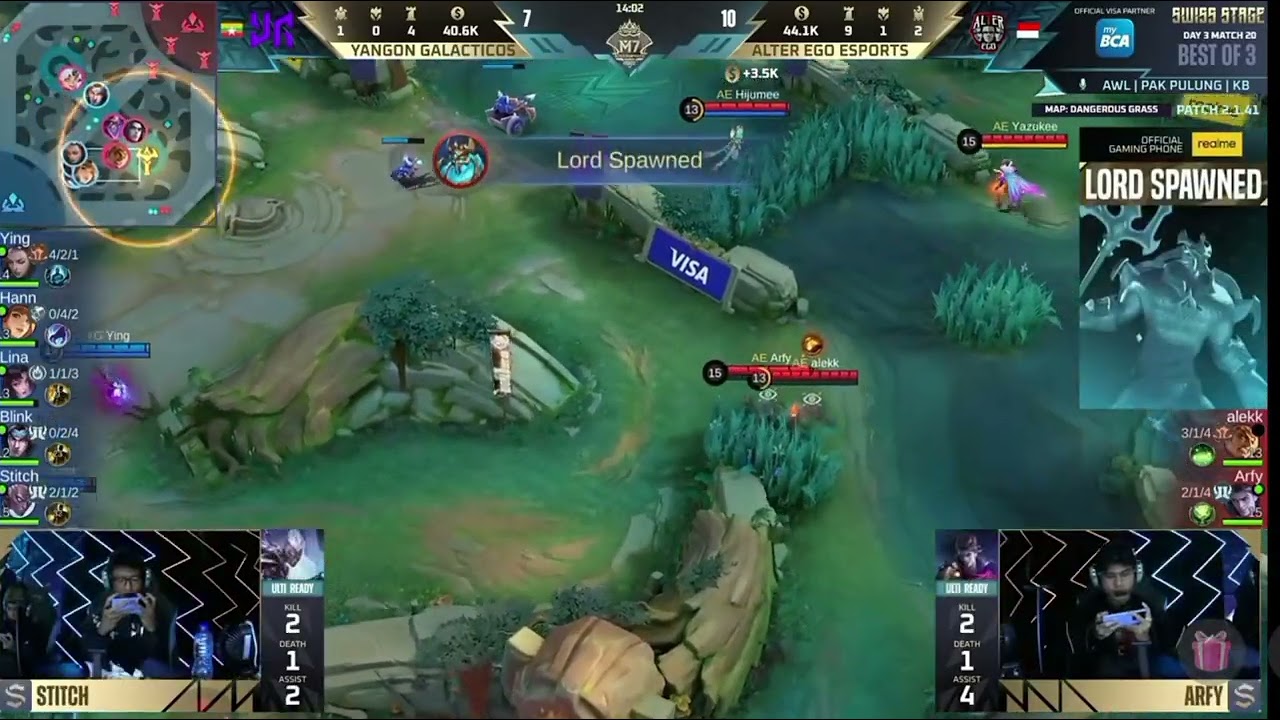 God game AE      game 1 AE vs YG