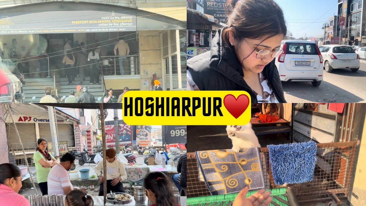 ਪਾਸਪੋਰਟ ਅਪਲਾਈ ਕਰਨ ਪਹੁੰਚੇ ਆਪਣੇ ਸ਼ਹਿਰ ਹੁਸ਼ਿਆਰਪੁਰ ✌🏻♥️Passport Apply karn Hoshiarpur paunche 