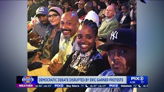 Democratic debate disrupted by Eric Garner protests