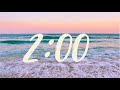 Beach Sunset 2 Minute Timer 🌅 🌊
