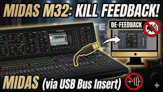 Defeedback M32 How to insert via USB directly on a Bus send.