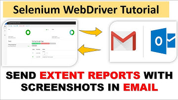 Extent Reports Attach Screenshots in Extent Reports Email | Emailable Extent Reports for Selenium