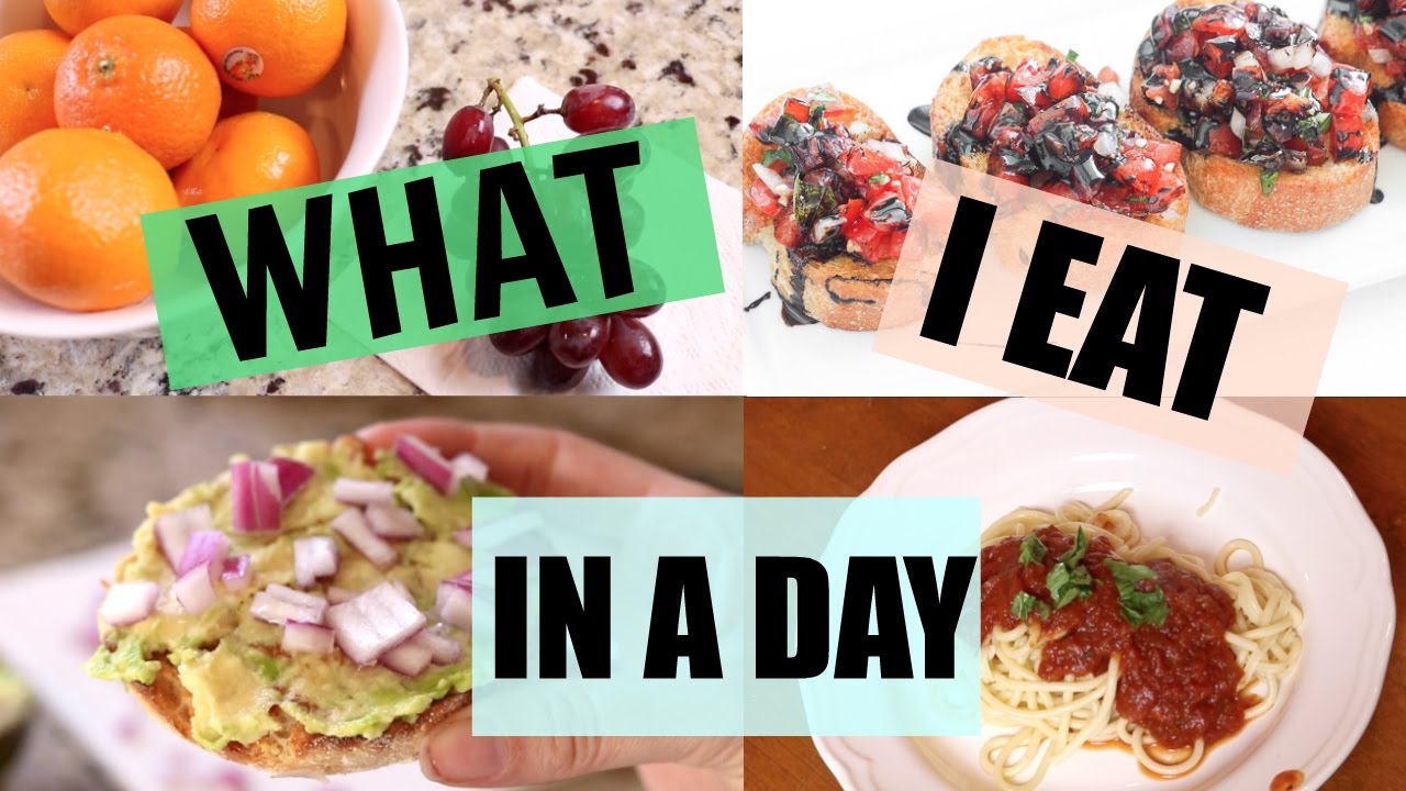 What I eat in a day- Quick & Easy Ideas - YouTube