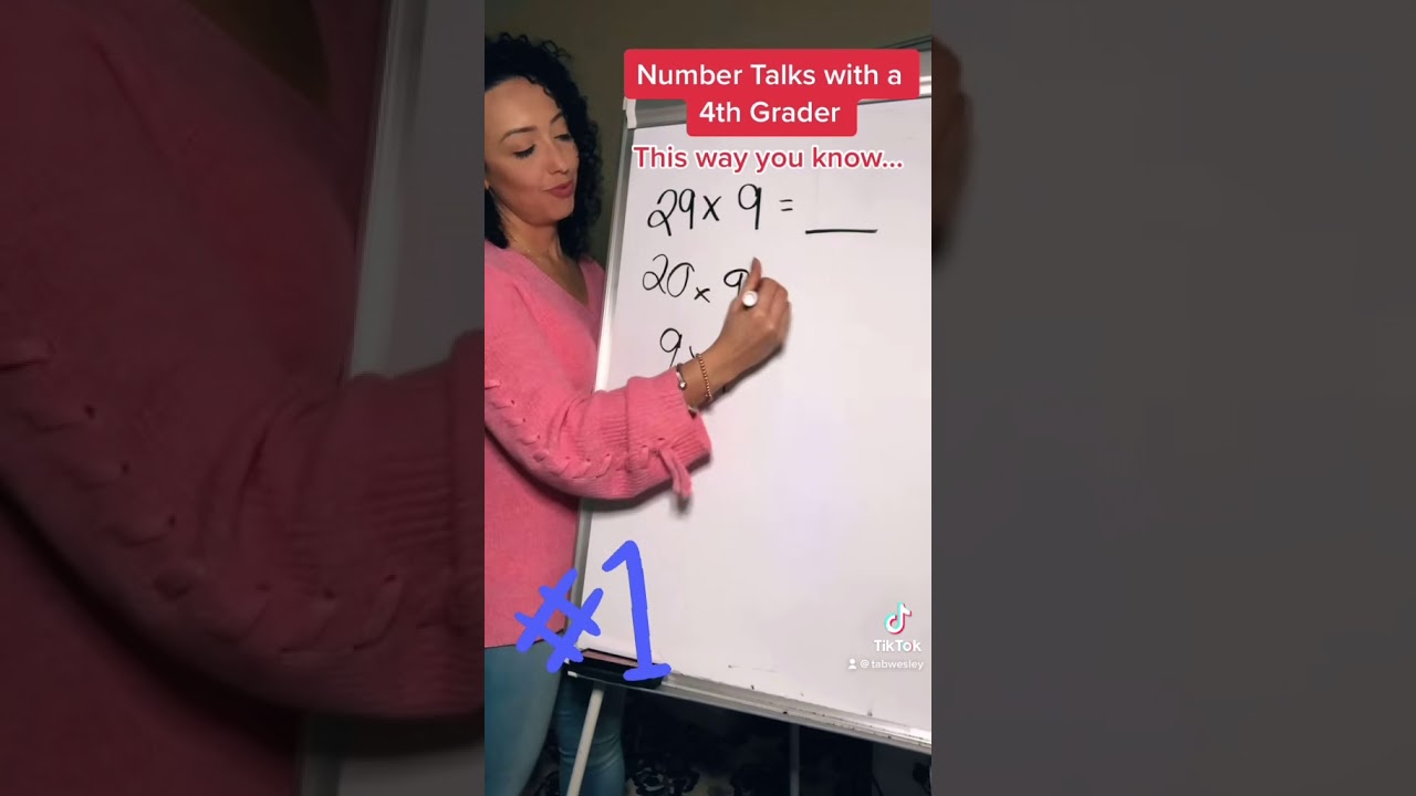 4th Grade Number Talks