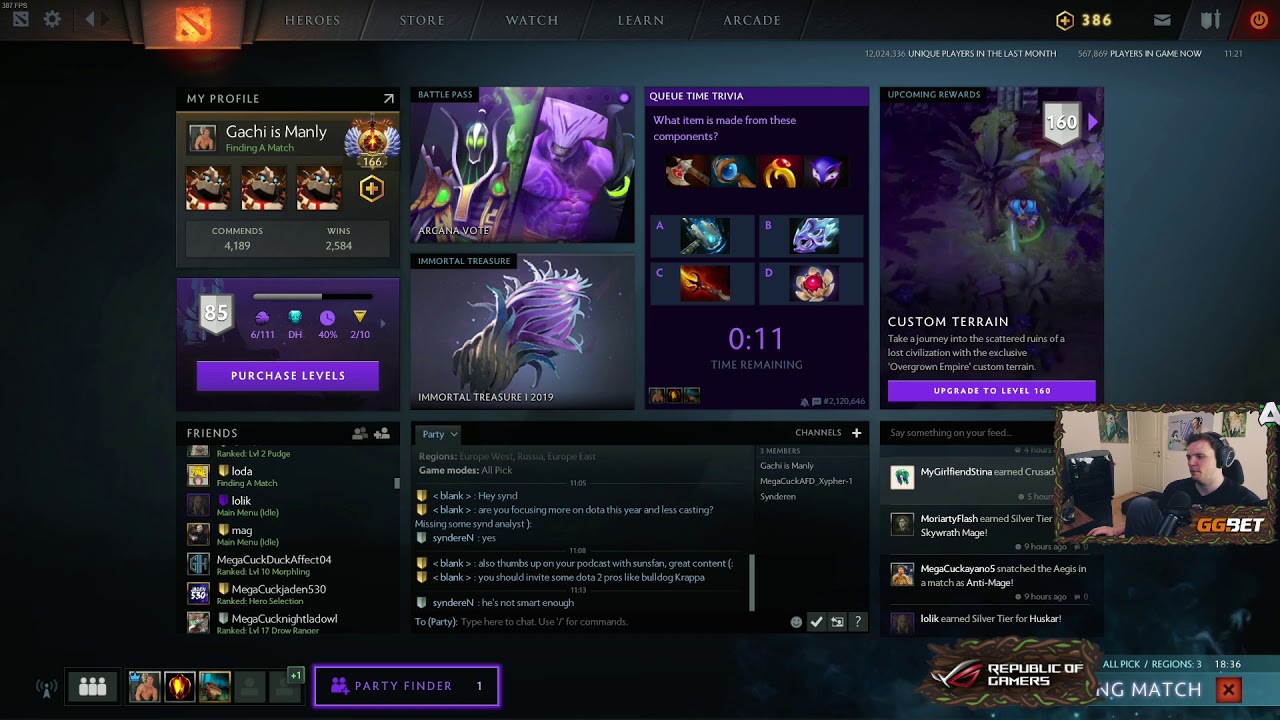 Bulldog on Party Queue