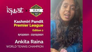 Kppl Edition 2 Ankita Raina Tennis Champion Iqwat X Rising Athletes Of Jagti
