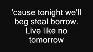 The Poodles   Like No Tomorrow Lyrics