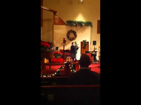 Sandra Baez sings Heavens Medley at Christmas service