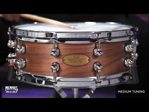 Pearl 14x5 Music City Custom Solid Walnut Snare Drum (MCCW1450S-C1000)