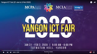 Yangon ICT Fair (31-Jan to 2-Feb 2020) screenshot 4