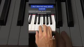 Download lagu I Aint Worried - One Republic  Easy Piano Tutorial! Mp3 Video Mp4