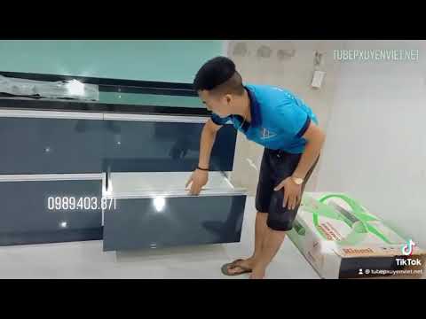Video Thi công lắp đặt tủ bếp nhà chị Hoa-Bình Tân - youtube