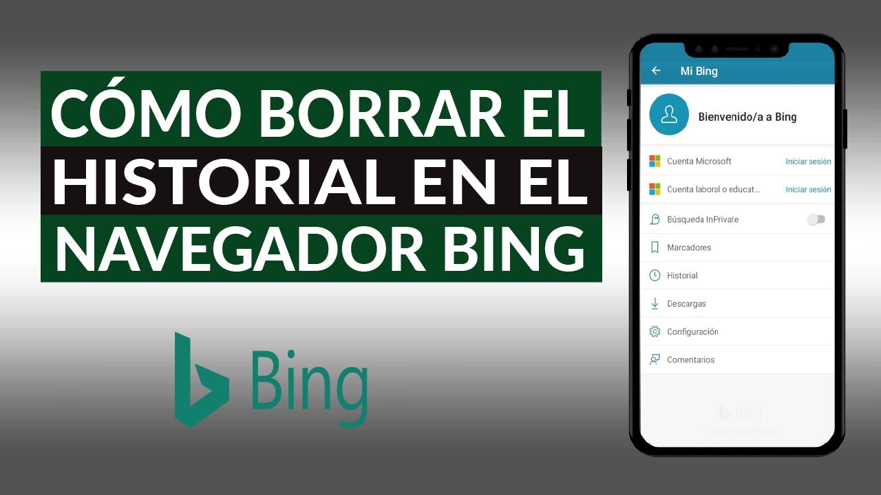 Cómo Borrar el Historial de Búsquedas de en el Navegador Bing