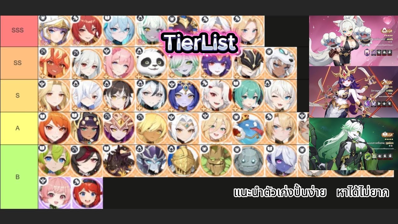 Dragon Traveler TH-แนะนำTierList  ตัวละครเก่งๆน่าปั้นใช้แบกทีมได้ยาวๆต้นเกมท้ายเกมก็เก่ง