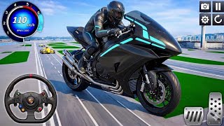 Moto traffic riding 3D racing bike screenshot 3