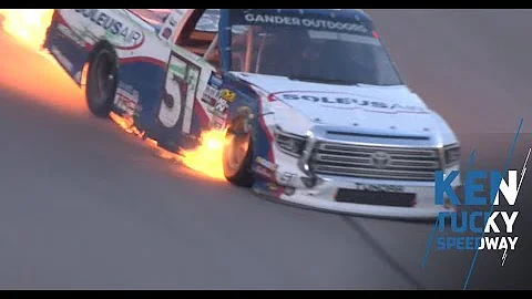 Enfinger, Jones tangle in fiery wreck battling for...