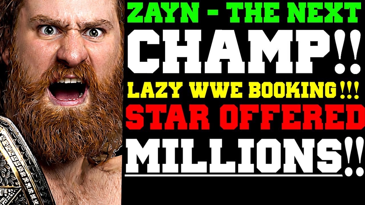 WWE News! Sami Zayn Slotted for World Title Match! SmackDown’s Laziest Booking! Star Handed Millions