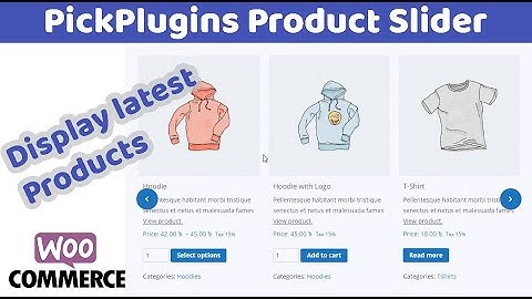 PickPlugins Product Slider - Display latest products