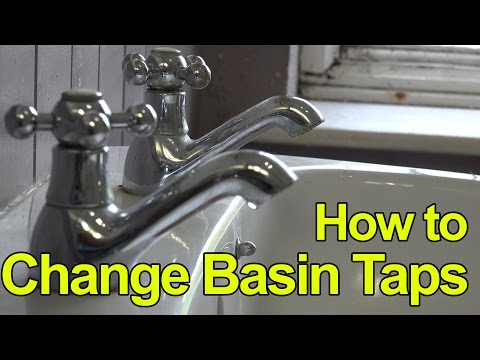 HOW TO REPLACE  OR FIT BASIN TAPS -  LEVER TAPS - Plumbing Tips