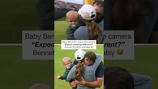 Look at Baby Bennett's look after Scottie wins another major 🤣 #shorts #golf #theopen