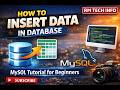 How to Insert Data in Database | MySQL Tutorial for Beginners | RM Tech Info