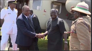 RUTO ANGRY AS UHURU RAILA GET GRAND RECEPTION IN KISUMU!!THEY BOTH CONDEMNED RAMPANT CORRUPTION!