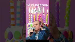 İyi Ki Doğdun Ali̇ Recep Tayyip Erdoğan Remi̇x - İsme Özel Doğum Günü Şarkısı