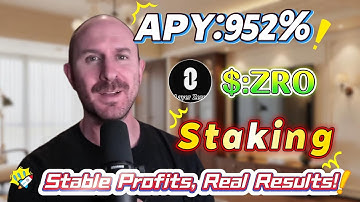 🚀 Too Good! Staked ZRO & Earned $500+ a Day – Zero Risk, 900%+ APY! Every Crypto Trader’s Dream!