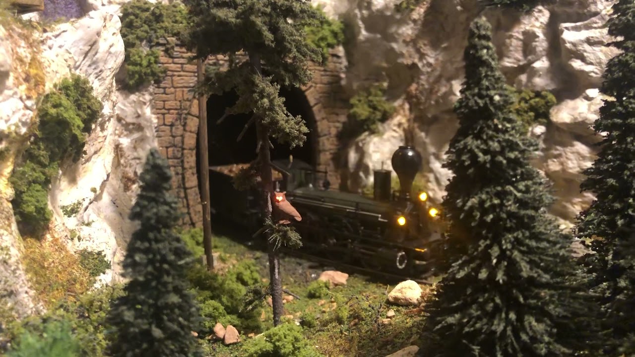 Owl with luminous eyes