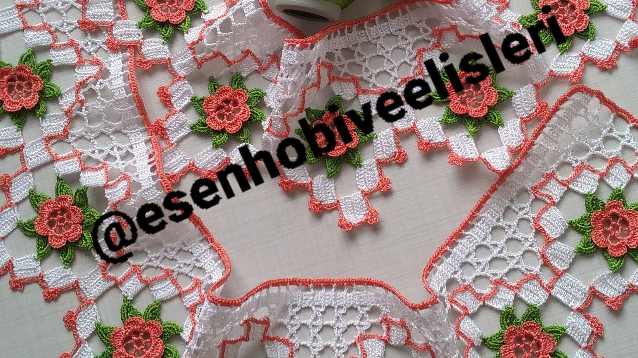 90. Çok zarif bir model. Çeyizlerinizi renklendirecek havlukenarı modeli