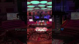 Graduating At The Royal Albert Hall