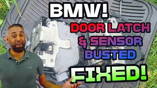 BMW E46 Convertible Door Latch Replacement - Window Jammed, Door  Sensor