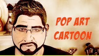 Pop Art Cartoon Makeup Transformation ft. The Hubby | AllThingsKarenn