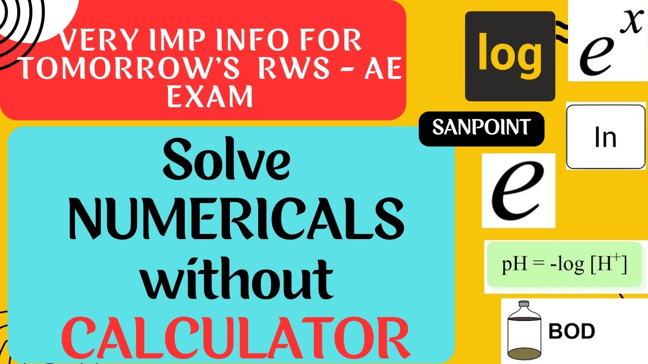 Tricks to solve numericals in government exams without calculator |RWS ...