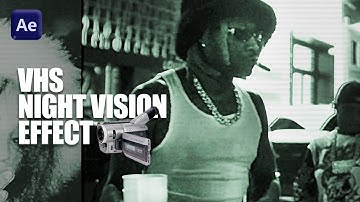 How To Make A NIGHT VISION In After Effects