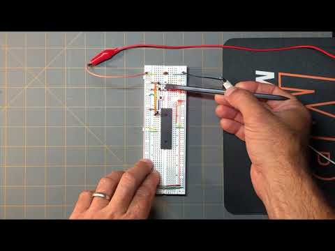 PIC Programming: Super Simple LED Switch (Prototype Test)