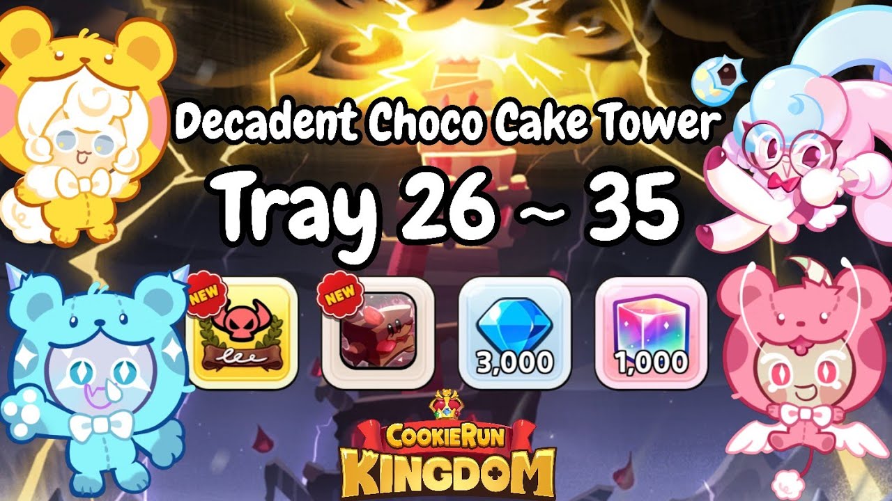 The BEST Guide For Tray 26 to 35 - Decadent Choco Cake Tower ⭐