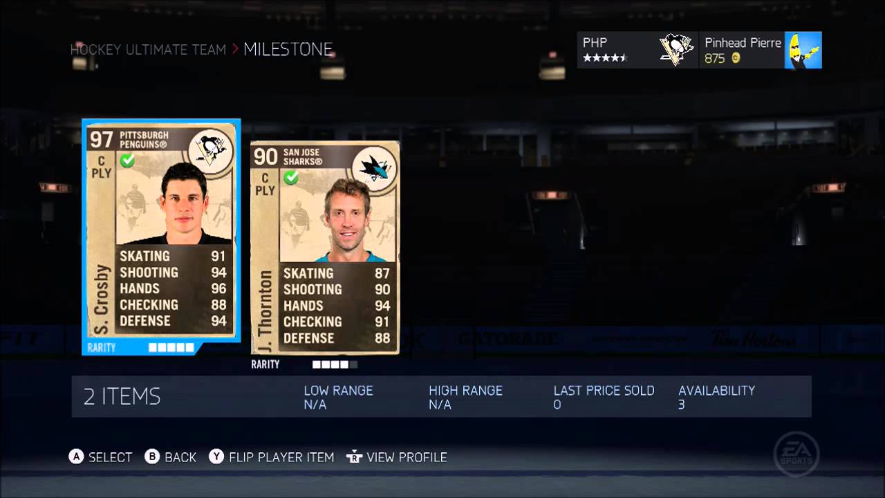 NHL 15 Update - (Milestone Crosby! + GM Mode Vote! + New HUT Series!)