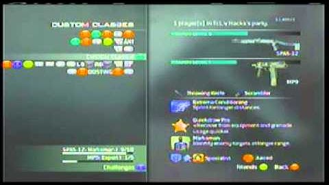 How To Mod your MW3 classes with buttons xbox 360
