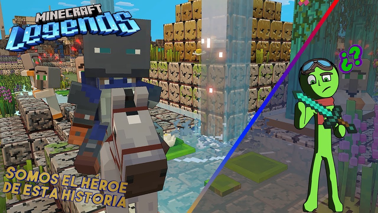 Soy el héroe legendario de este mundo!!! | Minecraft Legends | En ...