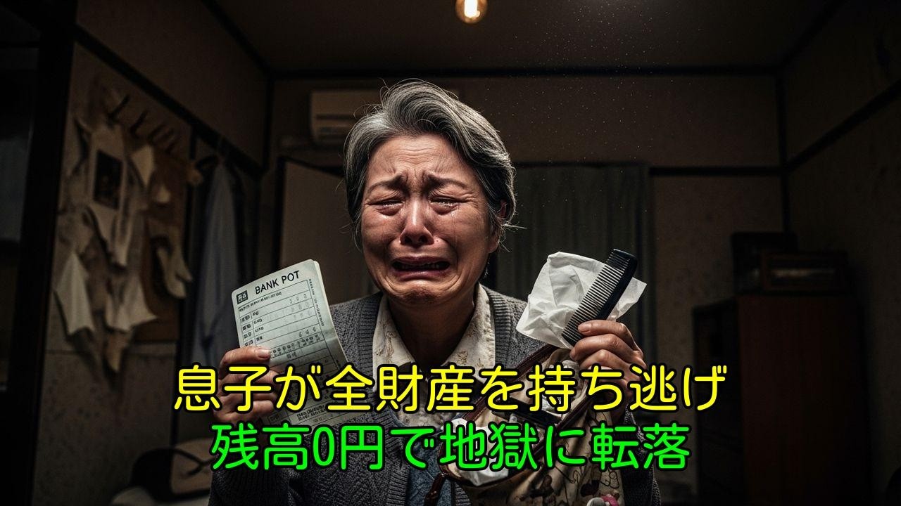 夫の死で年金激減…息子に全財産を盗まれ一文無しになった69歳妻の末路