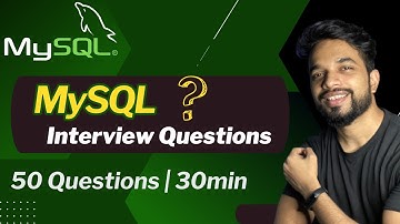 50 MySQL Interview Questions For Beginners for JOB and EXAM | SQL Questions