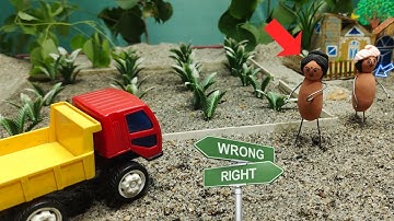 diy tractor making hole digger machine for planting science@SACreator22