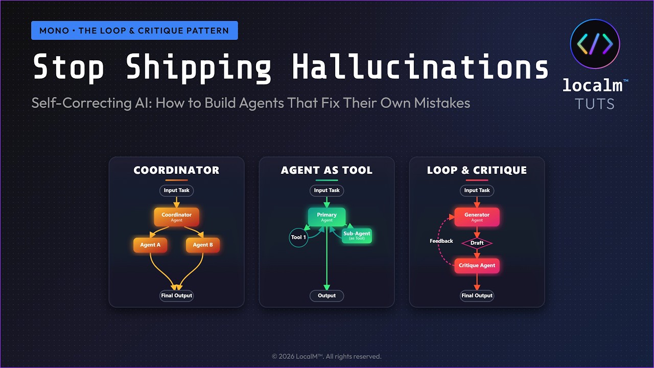 Stop Shipping AI Hallucinations: The Loop & Critique Pattern - YouTube