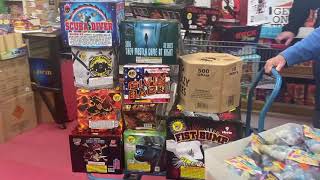 $1500 FIREWORKS ORDER  - CASEYS FIREWORKS - FIREWORKS SHOPPING SPREE